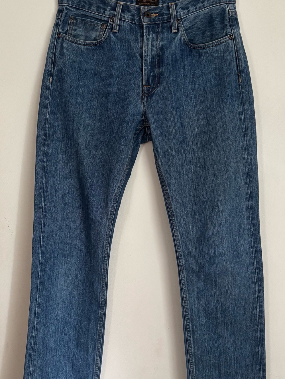 Filson Men's Straight Leg Fit Blue Denim Jeans Medium Wash 20172097 imperfect